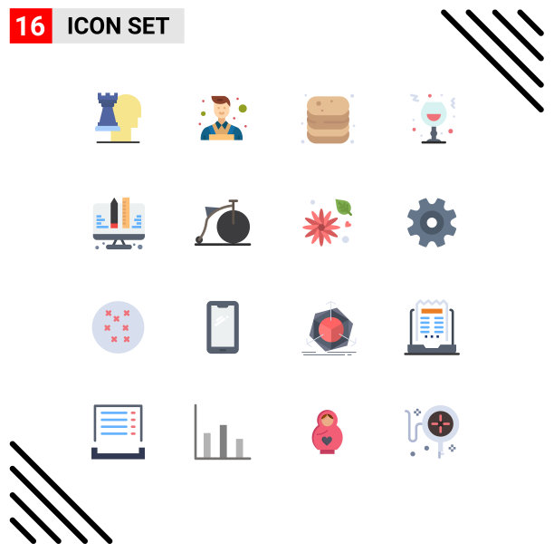 平色包16个通用符号编码图片下载