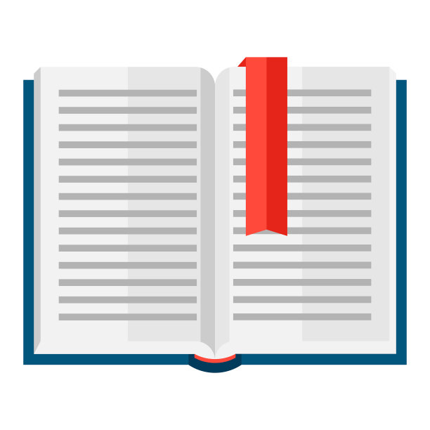 程式化的打开书图片下载