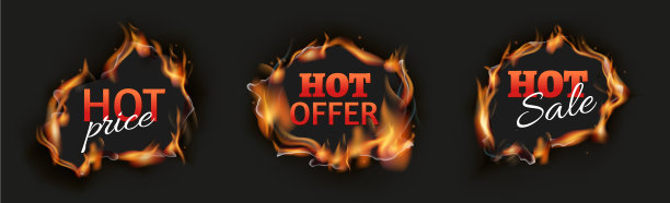 烧洞热卖黑色横幅季节图片下载