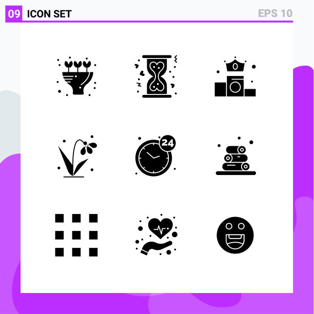 9个适用于网络和移动的通用实体符号图片下载