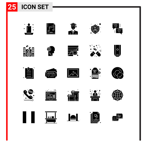 移动界面立体字形设置25个象形文字图片下载