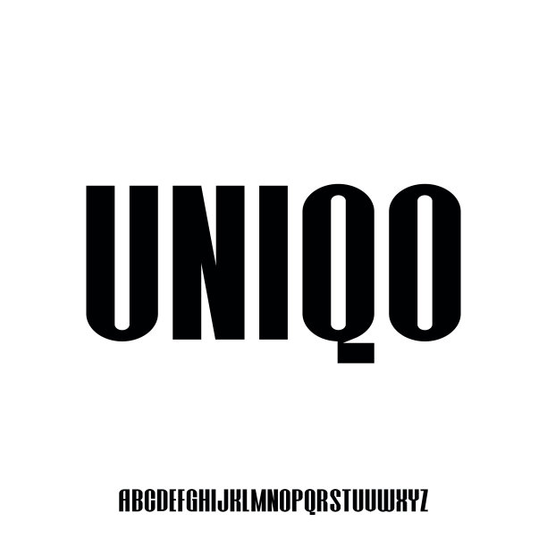 优衣库城市浓缩加粗字体图片下载