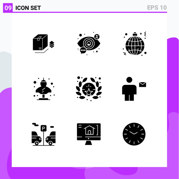 9个适用于网络和移动的通用实体符号图片下载