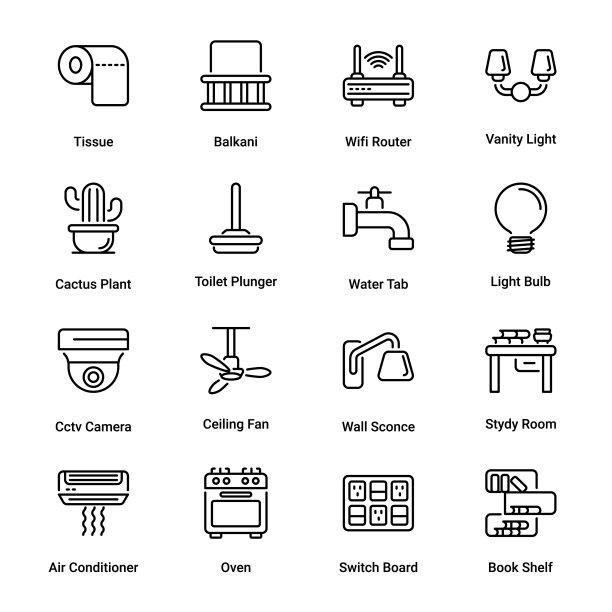 甜蜜家园的轮廓图标图片下载
