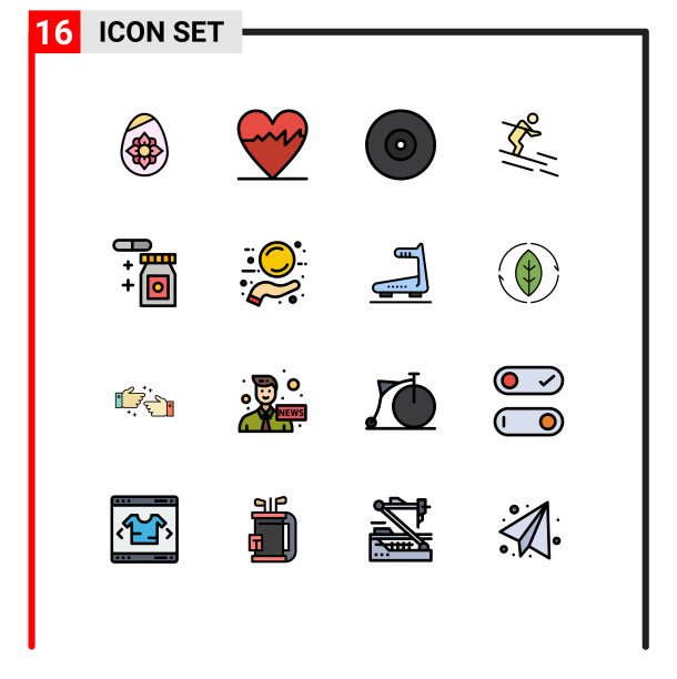 16 .用户界面平色填充线包图片下载