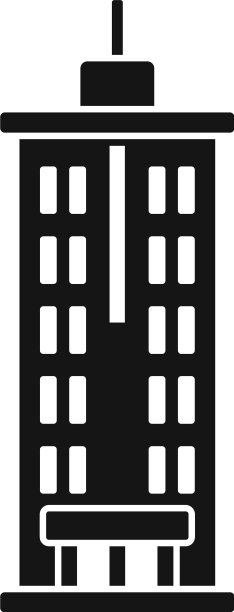 迪拜塔图标简约风格图片下载