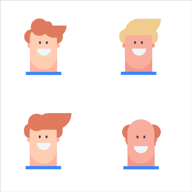 负责人集人物平面设计图片下载