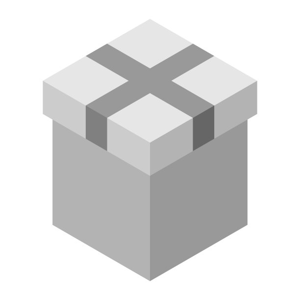 一个大礼盒，明亮的礼盒，上面有红色的丝带图片下载