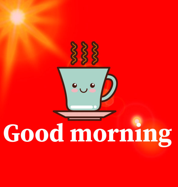 早上好矢量图图片下载