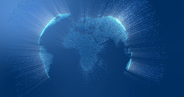 世界地图，全球业务，全球，地图，区块链图片下载