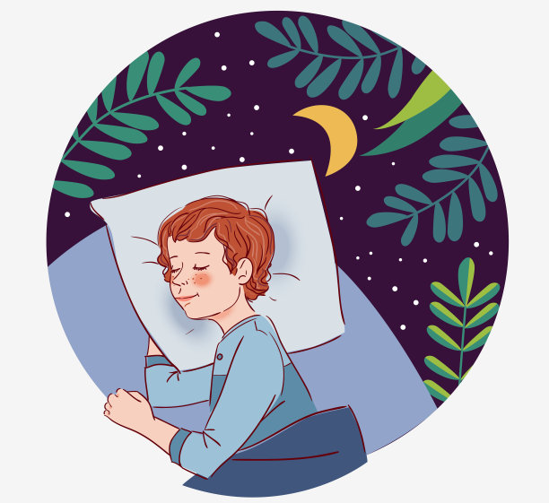 可爱的熟睡男孩的肖像图片下载