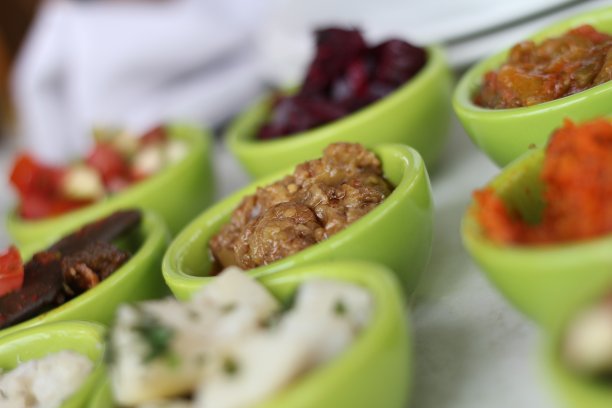 素食小份的面包蘸着吃图片下载