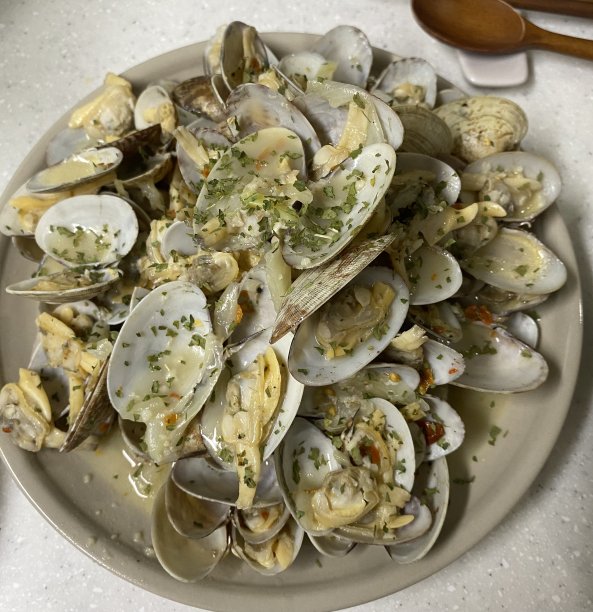 韩国传统食品蒸蛤酒图片下载