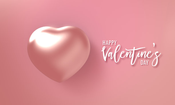 白色情人节短信邀请卡与钻石珍珠心形粉红色柔和的背景。假日和亲情的爱情概念。贺卡和庆典主题。三维演示图片下载