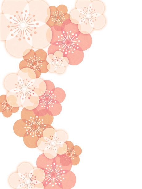 日式梅花背景图片下载