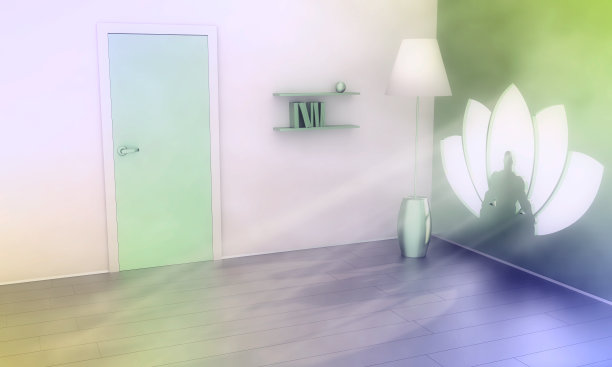 人冥想的概念。图片下载