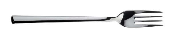 银叉银餐具被隔离在白色背景上图片下载