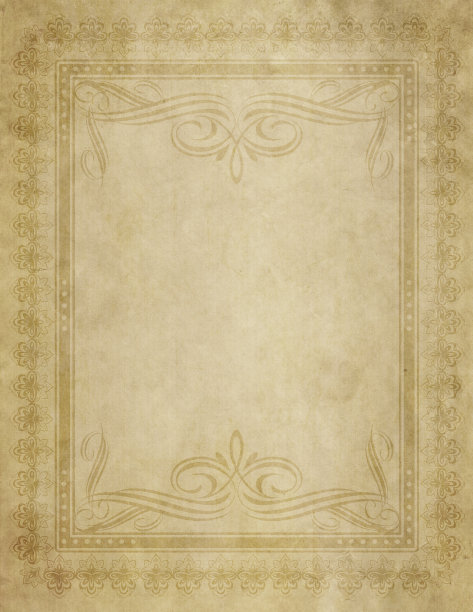 旧的垃圾纸背景与复古的边界。图片下载