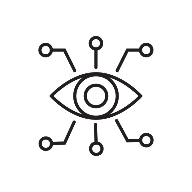 仿生眼轮廓图标向量人工智能和未来的技术集合概念为您的网站设计，标志，应用程序，UI。illustrationt图片下载
