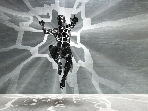 人的形象与光线图片下载