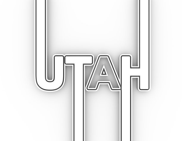 犹他州的名字。图片下载