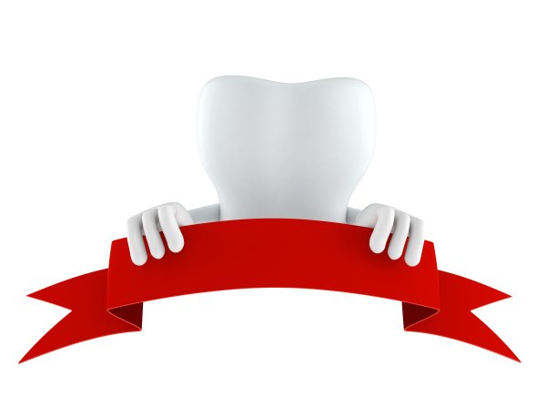 牙字符与空白横幅图片下载