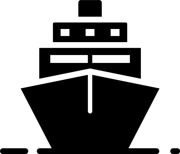 船舶-货物图标设计模板图片下载