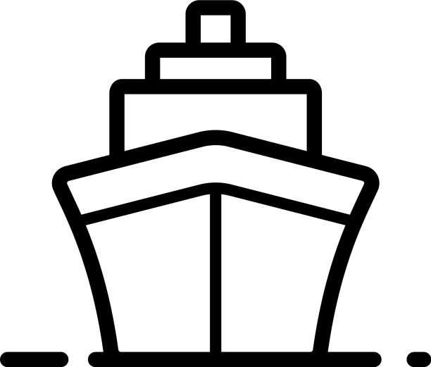 船舶-货物图标设计模板图片下载