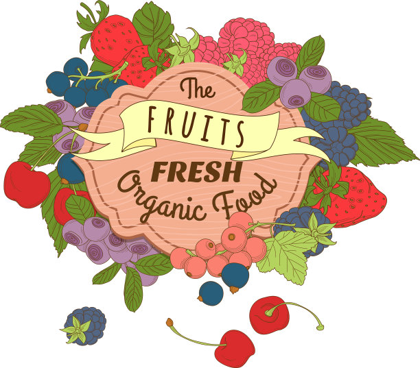 浆果混合框架樱桃、醋栗、蓝莓图片下载