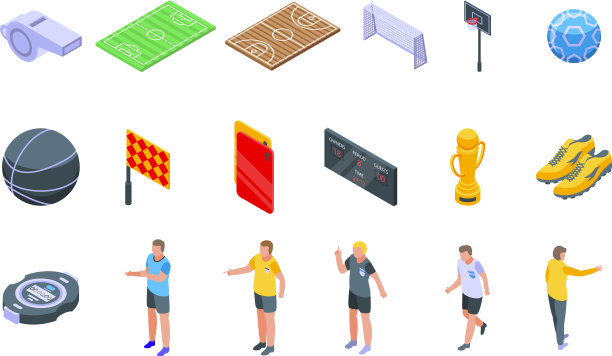 裁判图标设置等距样式图片下载