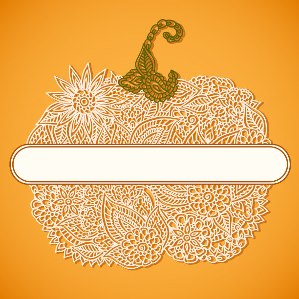 涂鸦南瓜标签图片下载