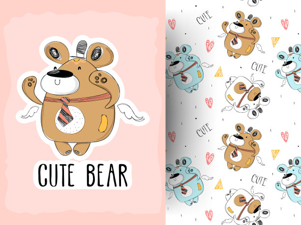 可爱的小熊可以用梦想飞翔图片下载