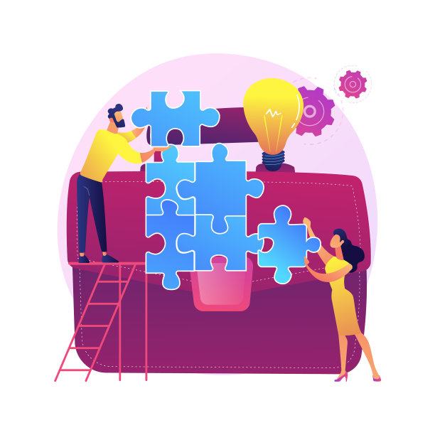 工作场所协作概念隐喻图片下载