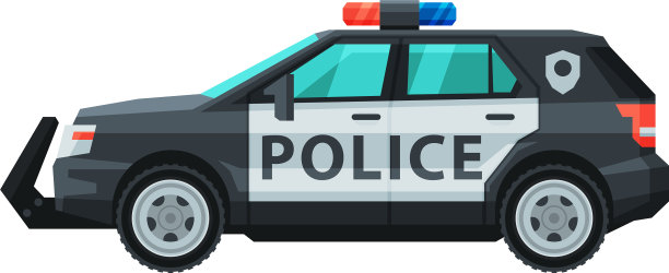 警察越野车紧急巡逻越野车图片下载