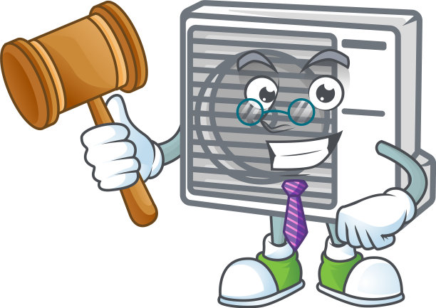 一位聪明的法官在连环画中将空调一分为二图片下载