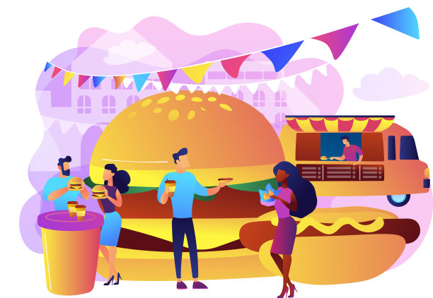 街头食品的概念图片下载