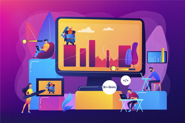 电脑游戏开发概念图片下载