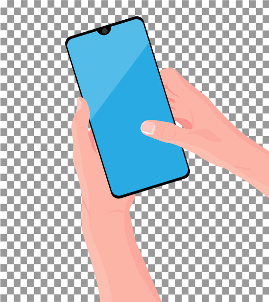 手牵手的手机正握着黑色图片下载