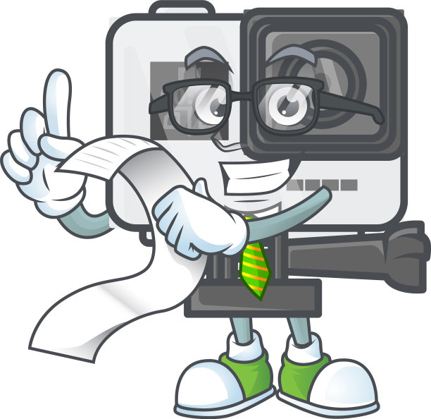 一个滑稽的脸人物动作摄像机拿着图片下载