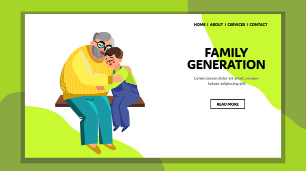 祖孙三代图片下载