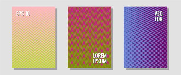 半色调渐变纹理封面布局图片下载