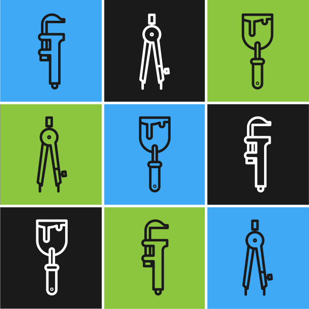 固定线卡尺或卡尺和刻度腻子图片下载