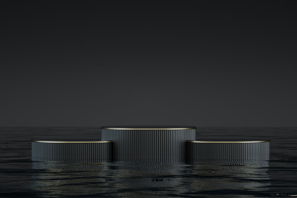 3D空产品展台，平台，海上平台图片下载