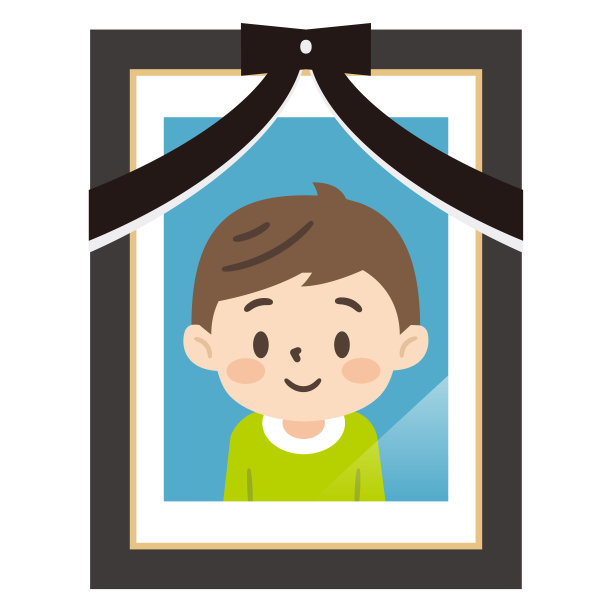 男孩的鬼魂照片插画图片下载