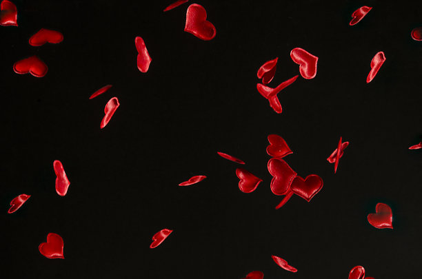 空气中的心图片下载