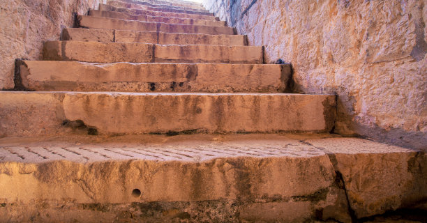 杜布罗夫尼克的古代石阶图片下载