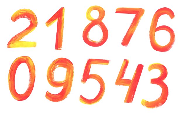 用丙烯酸颜料画的彩色数字图片下载