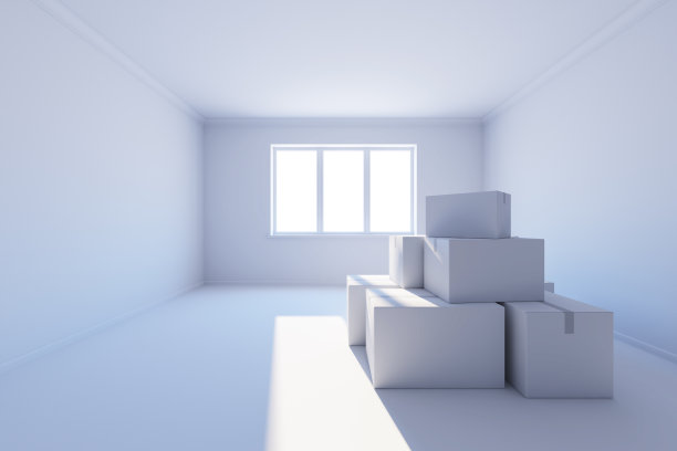 在新家搬箱子图片下载