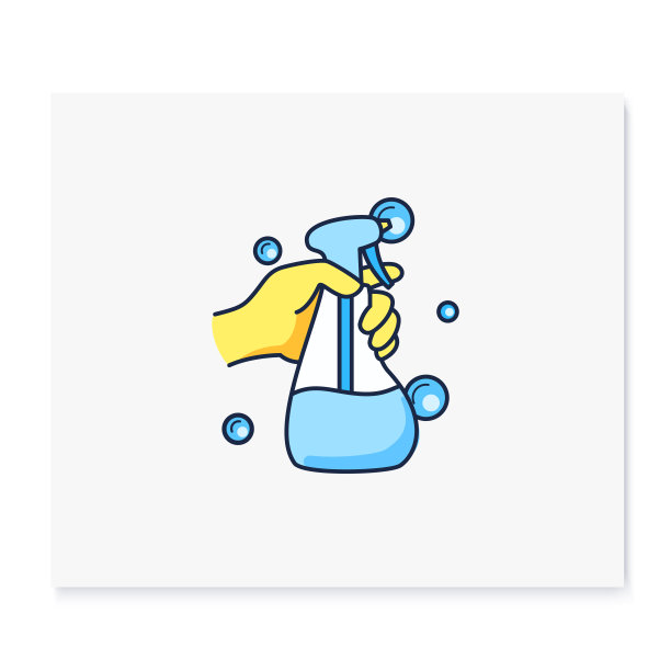 清洗喷雾器颜色图标图片下载