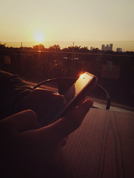 雅加达日落图片下载